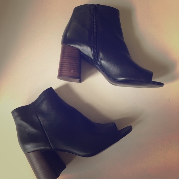 Nine West Peep Toe Booties - Picture 1 of 2